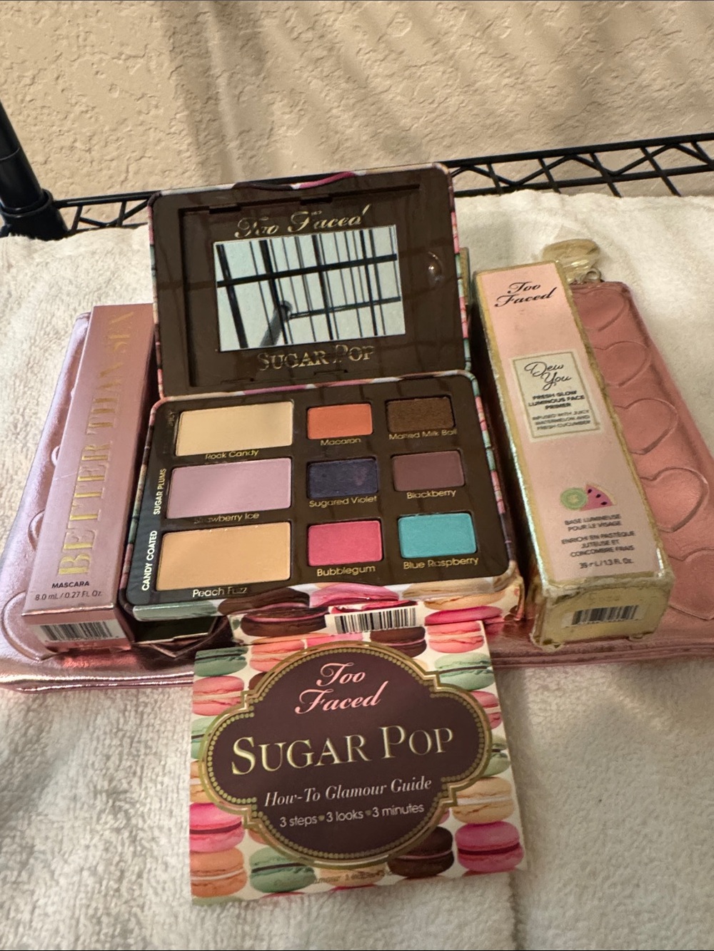 Too Faced Sugar Pop Eyeshadow Palette — Pastel Pink & Bright Accents